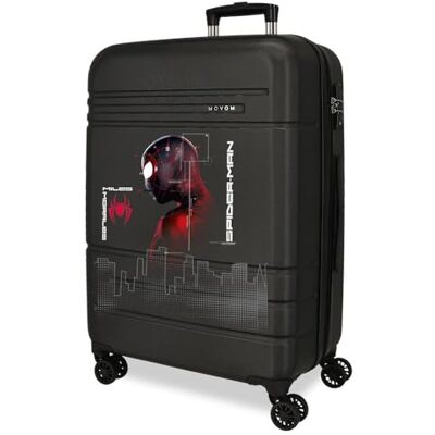 Marvel Joumma Spiderman Technology Maleta Mediana Negro 48x68x27 cms Rígido 3,86 kgs Cierre TSA ABS 3,86 kgs 74L Extensible Marvel Joumma Spiderman Technology Maleta Mediana Negro 48x68x27 cms Rígido 3,86 kgs Cierre TSA ABS 3,86 kgs 74L Extensible