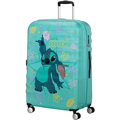 American Tourister Wavebreaker Disney Spinner 77/28 Disney Trolley Stitch Flower Turquesa American Tourister Wavebreaker Disney Spinner 77/28 Disney Trolley Stitch Flower Turquesa