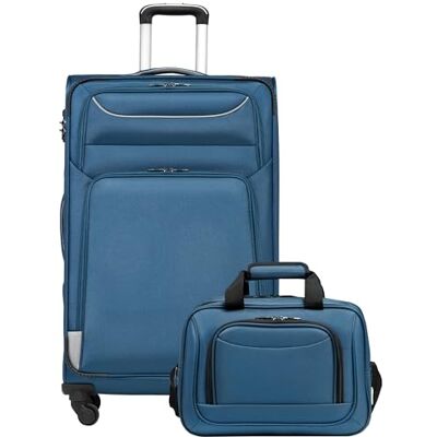 COOLIFE Maleta Grande Blanda Trolley 80cm y 1 Bolsa Bandolera Grande Maleta Blanda Viaje TSA & 4 Ruedas Spinner, ultraligera, 1200D impermeable – Vacaciones Familia, Larga Distancia COOLIFE Maleta Grande Blanda Trolley 80cm y 1 Bolsa Bandolera Grande Maleta Blanda Viaje TSA & 4 Ruedas Spinner, ultraligera, 1200D impermeable – Vacaciones Familia, Larga Distancia