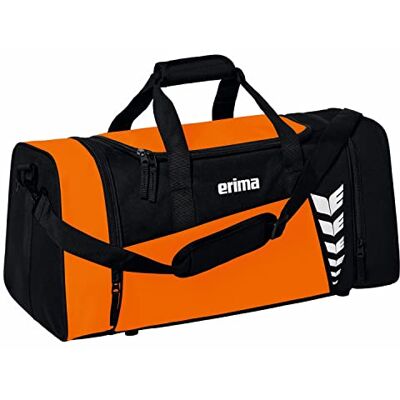 erima Bolsa de Deporte Six Wings, Naranja/Negro, S erima Bolsa de Deporte Six Wings, Naranja/Negro, S