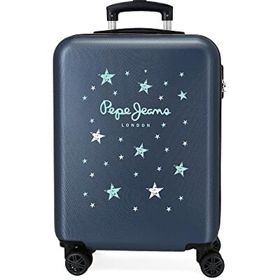 Pepe Jeans Denim Star Maleta de cabina Azul 38x55x20 cms Rígida ABS Cierre de combinación lateral 34L 2,74 kgs 4 Ruedas dobles Pepe Jeans Denim Star Maleta de cabina Azul 38x55x20 cms Rígida ABS Cierre de combinación lateral 34L 2,74 kgs 4 Ruedas dobles