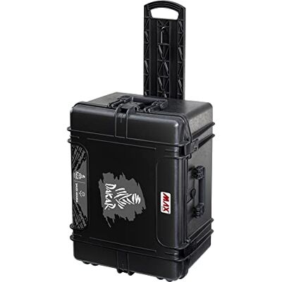 MAX 620H340TR-DKR Maleta hermética Serie Dakar, Negro, 620 x 460 x 340 mm MAX 620H340TR-DKR Maleta hermética Serie Dakar, Negro, 620 x 460 x 340 mm
