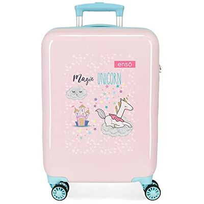 Enso Magic Unicorn Maleta de cabina Rosa 38x55x20 cms Rígida ABS Cierre de combinación lateral 34L 2 kgs 4 Ruedas dobles Equipaje de Mano Enso Magic Unicorn Maleta de cabina Rosa 38x55x20 cms Rígida ABS Cierre de combinación lateral 34L 2 kgs 4 Ruedas dobles Equipaje de Mano