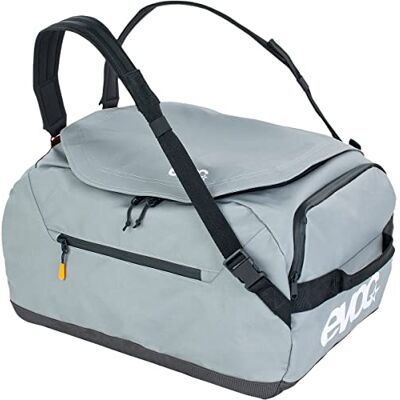 EVOC Duffle Bag 40 Bolsa de Viaje y Equipamiento Impermeable (Correa extraíble, Bolsillo Exterior Separado, Uso Universal, Sistema Brace Link, sin PVC, Impermeable), Gris Piedra EVOC Duffle Bag 40 Bolsa de Viaje y Equipamiento Impermeable (Correa extraíble, Bolsillo Exterior Separado, Uso Universal, Sistema Brace Link, sin PVC, Impermeable), Gris Piedra