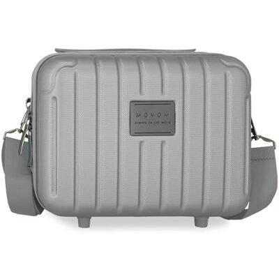 MOVOM Timber Nececer Adaptable Plata 29x21x15 cm Rígido ABS 9,1L 0,8 kgs MOVOM Timber Nececer Adaptable Plata 29x21x15 cm Rígido ABS 9,1L 0,8 kgs