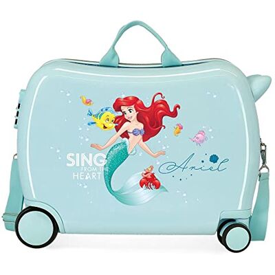 Disney Princesas Equipaje- Equipaje para niños, Niñas, Ariel, Talla Unica Disney Princesas Equipaje- Equipaje para niños, Niñas, Ariel, Talla Unica