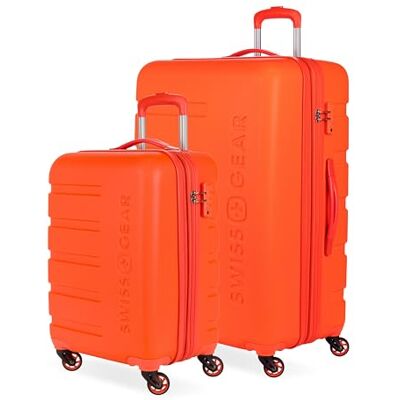 SwissGear 7366 Hardside Equipaje expandible con Ruedas giratorias, Orange, 2-Piece Set (19/27), Equipaje Extensible rígido con Ruedas giratorias SwissGear 7366 Hardside Equipaje expandible con Ruedas giratorias, Orange, 2-Piece Set (19/27), Equipaje Extensible rígido con Ruedas giratorias