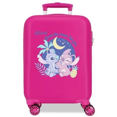 Disney Joumma Adorable Stitch Maleta de Cabina Rosa 33x50x20 cms Rígido 2 kgs Cierre de combinación Lateral ABS 2 kgs 33L Equipaje de Mano Disney Joumma Adorable Stitch Maleta de Cabina Rosa 33x50x20 cms Rígido 2 kgs Cierre de combinación Lateral ABS 2 kgs 33L Equipaje de Mano