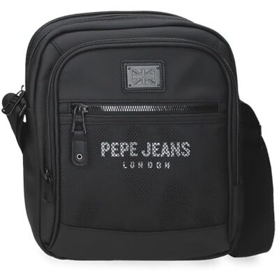 Pepe Jeans Durham Riñonera Negro 25x15x2,5 cms Poliéster by Joumma Bags Pepe Jeans Durham Riñonera Negro 25x15x2,5 cms Poliéster by Joumma Bags