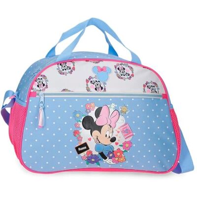 Disney Joumma Minnie Flowers Bolsa de Viaje Azul Claro 40x28x22 cm Poliéster 24,6L Disney Joumma Minnie Flowers Bolsa de Viaje Azul Claro 40x28x22 cm Poliéster 24,6L