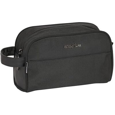 Safta BUSINESS Neceser Escolar Infantil con Asa, Neceser Infantil, Fácil Limpieza, Cómodo y Versátil, Calidad y Resistencia, 24x10x15 cm, Color Negro Safta BUSINESS Neceser Escolar Infantil con Asa, Neceser Infantil, Fácil Limpieza, Cómodo y Versátil, Calidad y Resistencia, 24x10x15 cm, Color Negro