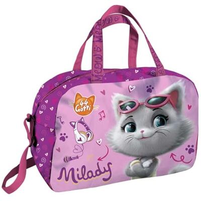 Disney 44 gatti Bolsa tamaño 40 x 26 x 21 cm, Gimnasio, Viaje, Tiempo Libre, Unisex, Adulto, Rosa, única Disney 44 gatti Bolsa tamaño 40 x 26 x 21 cm, Gimnasio, Viaje, Tiempo Libre, Unisex, Adulto, Rosa, única