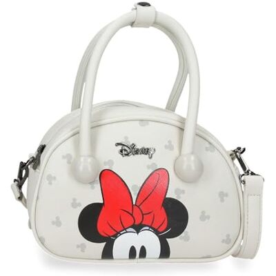 Disney Joumma Bowlogue Minnie Bolso Bandolera Beige 19x13x8 cm PU y Poliéster Disney Joumma Bowlogue Minnie Bolso Bandolera Beige 19x13x8 cm PU y Poliéster