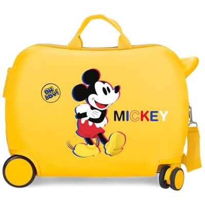 Disney Mickey 3D Maleta Infantil Ocre 50x38x20 cms Rígida ABS Cierre de combinación Lateral 34L 1,8 kgs 4 Ruedas Equipaje Mano Disney Mickey 3D Maleta Infantil Ocre 50x38x20 cms Rígida ABS Cierre de combinación Lateral 34L 1,8 kgs 4 Ruedas Equipaje Mano