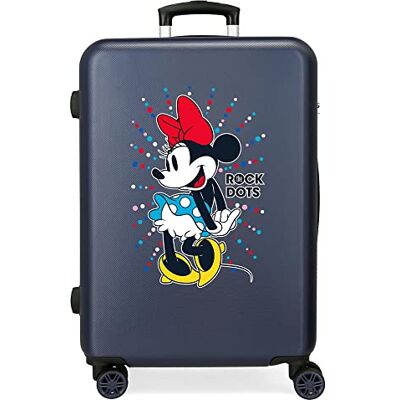 Disney Minnie Sunny Day Maleta Mediana Azul 48x68x26 cms Rígida ABS Cierre combinación 70L 3,7Kgs 4 Ruedas Dobles Disney Minnie Sunny Day Maleta Mediana Azul 48x68x26 cms Rígida ABS Cierre combinación 70L 3,7Kgs 4 Ruedas Dobles