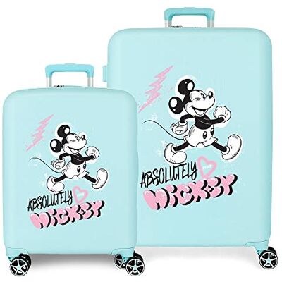 Disney Mickey Friendly Juego de Maletas Turquesa 55/70 cms Rígida ABS Cierre TSA Integrado 88L 6 Disney Mickey Friendly Juego de Maletas Turquesa 55/70 cms Rígida ABS Cierre TSA Integrado 88L 6