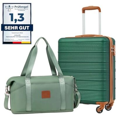 COOLIFE Maleta Cabina 55x40x20 para Easyjet, Bolsa de Viaje 45x36x20cm Equipaje de Mano para Viajes Cortos, Trolley Cabina Ligera de ABS+PC con Candado TSA, 4 Ruedas de 360°, Mango Telescópico COOLIFE Maleta Cabina 55x40x20 para Easyjet, Bolsa de Viaje 45x36x20cm Equipaje de Mano para Viajes Cortos, Trolley Cabina Ligera de ABS+PC con Candado TSA, 4 Ruedas de 360°, Mango Telescópico