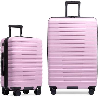 U.S. Traveler Hardside Equipaje Giratorio de 8 Ruedas con Sistema de Mango de Aluminio, Lavanda (Azul) U.S. Traveler Hardside Equipaje Giratorio de 8 Ruedas con Sistema de Mango de Aluminio, Lavanda (Azul)
