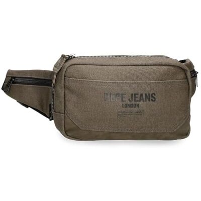 Pepe Jeans Berwick Riñonera Caqui 21x12,5x5 cm PU y Poliéster 1,31L by Joumma Bags Pepe Jeans Berwick Riñonera Caqui 21x12,5x5 cm PU y Poliéster 1,31L by Joumma Bags