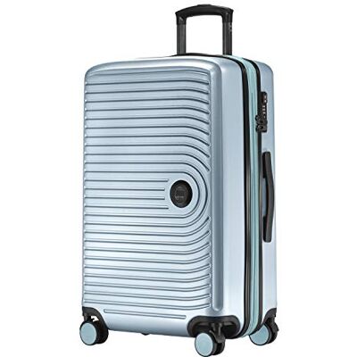HAUPTSTADTKOFFER Mitte Maleta Rígida Mediana, TSA, 4 Ruedas, Equipaje Facturable con Ampliación de Volumen de 8 cm, 68 cm, 88 L, Piscina Azul HAUPTSTADTKOFFER Mitte Maleta Rígida Mediana, TSA, 4 Ruedas, Equipaje Facturable con Ampliación de Volumen de 8 cm, 68 cm, 88 L, Piscina Azul