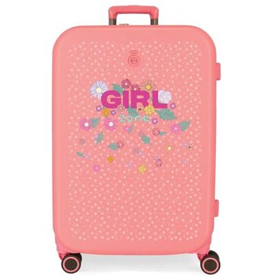 Enso Girl Zone Maleta Mediana Rosa 48x70x28 cms Rígida ABS 79L 4,32 kgs Enso Girl Zone Maleta Mediana Rosa 48x70x28 cms Rígida ABS 79L 4,32 kgs