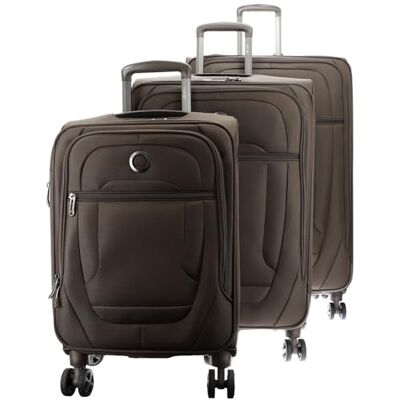 DELSEY PARIS HELIUM DLX Juego de 3 Maletas Blandas 55 cm/ 71 cm/ 83 cm Moka DELSEY PARIS HELIUM DLX Juego de 3 Maletas Blandas 55 cm/ 71 cm/ 83 cm Moka