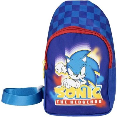 CERDÁ LIFE'S LITTLE MOMENTS Mochila Bandolera de Sonic Color Azul 13x23x7cm Fabricada en Poliéster Bandolera Infantil con Asas Ajustables Compartimento Principal Producto Original Diseñado en España CERDÁ LIFE'S LITTLE MOMENTS Mochila Bandolera de Sonic Color Azul 13x23x7cm Fabricada en Poliéster Bandolera Infantil con Asas Ajustables Compartimento Principal Producto Original Diseñado en España