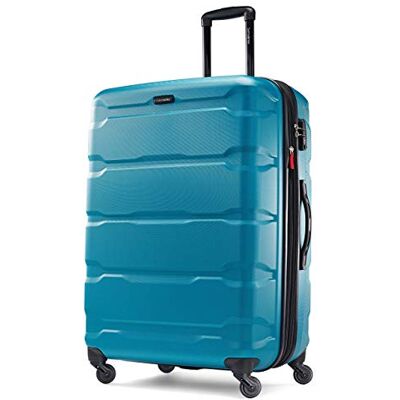 Samsonite Omni Pc Equipaje expandible Unisex para Adultos con Ruedas giratorias, Azul Caribe, Checked-Large 28-Inch, Omni Pc Hardside Equipaje expandible con Ruedas giratorias Samsonite Omni Pc Equipaje expandible Unisex para Adultos con Ruedas giratorias, Azul Caribe, Checked-Large 28-Inch, Omni Pc Hardside Equipaje expandible con Ruedas giratorias