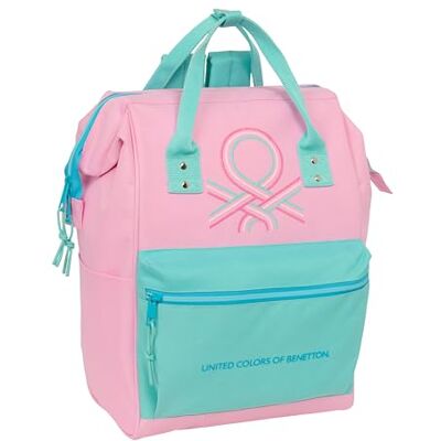 Safta BENETTON DOLCE Mochila Juvenil con Asas para Portátil hasta 13", para Portátil, Ideal para Jóvenes de Diferentes Edades, Cómoda y Versátil, Calidad y Resistencia, 27x19x40 cm Safta BENETTON DOLCE Mochila Juvenil con Asas para Portátil hasta 13", para Portátil, Ideal para Jóvenes de Diferentes Edades, Cómoda y Versátil, Calidad y Resistencia, 27x19x40 cm