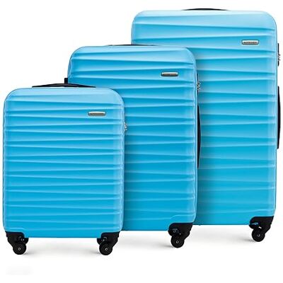 WITTCHEN Maleta de Viaje Juego de 3 Maletas Trolley Juego de Maletas de Mano ABS Juego de 4 Ruedas Spinner Cerradura de combinación asa telescópica Groove Lineazul Ryanair/Vueling/Iberia WITTCHEN Maleta de Viaje Juego de 3 Maletas Trolley Juego de Maletas de Mano ABS Juego de 4 Ruedas Spinner Cerradura de combinación asa telescópica Groove Lineazul Ryanair/Vueling/Iberia