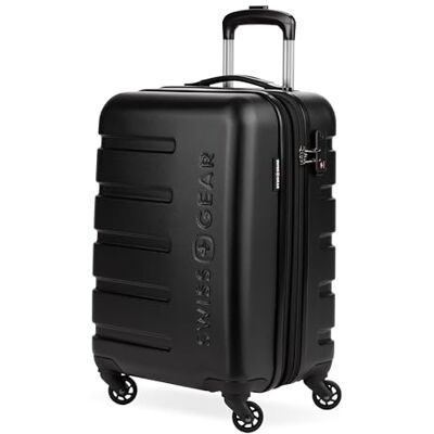 SwissGear 7366 Maleta rígida expandible con Ruedas, Black, Carry-On 18-Inch, 7366 Hardside Equipaje expandible con Ruedas giratorias SwissGear 7366 Maleta rígida expandible con Ruedas, Black, Carry-On 18-Inch, 7366 Hardside Equipaje expandible con Ruedas giratorias