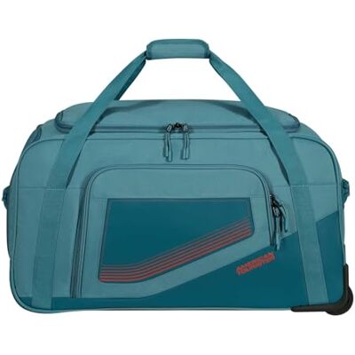 American Tourister City Racer Maleta 68cm/98L Ruedas, Compartimento Zapatos, múltiples Espacios Impermeable, Asas múltiples, Robusta Azul (Gasolina) American Tourister City Racer Maleta 68cm/98L Ruedas, Compartimento Zapatos, múltiples Espacios Impermeable, Asas múltiples, Robusta Azul (Gasolina)
