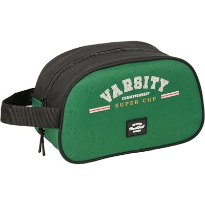 Safta BLACKFIT8 Varsity Neceser Escolar Infantil Mediano con Asa, Neceser Infantil, Adaptable a Carro, Fácil Limpieza, Cómodo y Versátil, Calidad y Resistencia, 26x12x15 cm Safta BLACKFIT8 Varsity Neceser Escolar Infantil Mediano con Asa, Neceser Infantil, Adaptable a Carro, Fácil Limpieza, Cómodo y Versátil, Calidad y Resistencia, 26x12x15 cm