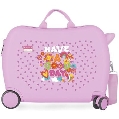 MOVOM Good Day Maleta Infantil Lila 50x38x20 cm Rígida ABS Cierre de combinación Lateral 34L 2,1kg 4 Ruedas MOVOM Good Day Maleta Infantil Lila 50x38x20 cm Rígida ABS Cierre de combinación Lateral 34L 2,1kg 4 Ruedas