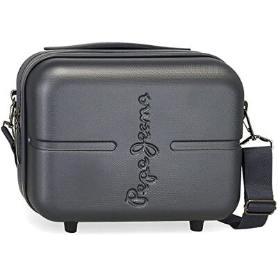 Pepe Jeans Highlight Neceser Adaptable con Bandolera Azul 29x21x15 cms Rígido ABS 9,14L Pepe Jeans Highlight Neceser Adaptable con Bandolera Azul 29x21x15 cms Rígido ABS 9,14L
