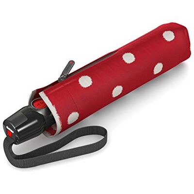 Knirps T.200 Medium Duomatic Paraguas Plegable, 28 cm, Rojo (Dot Art Red) Knirps T.200 Medium Duomatic Paraguas Plegable, 28 cm, Rojo (Dot Art Red)