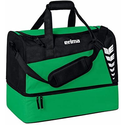 erima Bolsa de Deporte con Compartimento Inferior Six Wings, Smaragd/Negro, S erima Bolsa de Deporte con Compartimento Inferior Six Wings, Smaragd/Negro, S