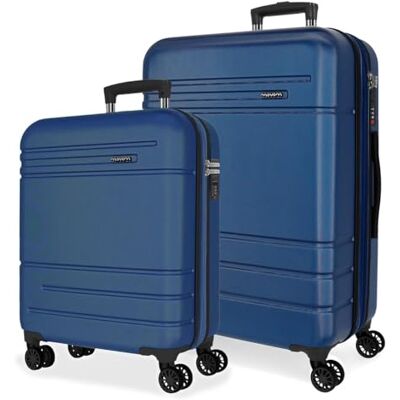 MOVOM Joumma Galaxy Juego de Maletas Marino 55/68 cm Rígida ABS Candado de combinación Integrado 111L 6,5kg 4 Ruedas Dobles Extensible Equipaje de Mano MOVOM Joumma Galaxy Juego de Maletas Marino 55/68 cm Rígida ABS Candado de combinación Integrado 111L 6,5kg 4 Ruedas Dobles Extensible Equipaje de Mano