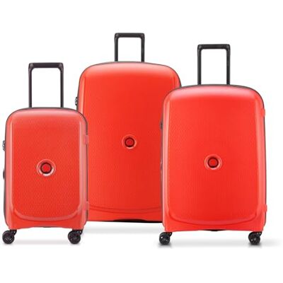 DELSEY PARIS BELMONT PLUS Juego de 3 Maletas Rígidas extensibles 55 cm/ 71 cm/ 83 cm Rojo Degradado DELSEY PARIS BELMONT PLUS Juego de 3 Maletas Rígidas extensibles 55 cm/ 71 cm/ 83 cm Rojo Degradado