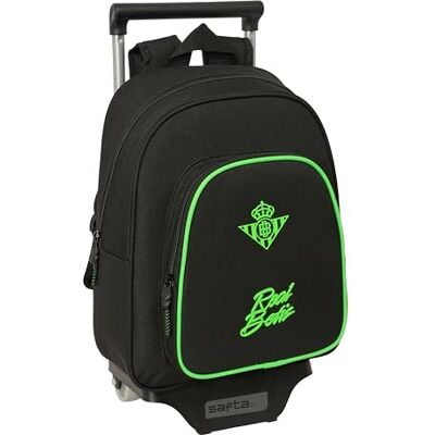 Safta REAL BETIS BALOMPIÉ Mochila Infantil con Carro 705, Ideal para Niños de Diferentes Edades, Cómoda y Versátil, Calidad y Resistencia, 28x10x34 cm Safta REAL BETIS BALOMPIÉ Mochila Infantil con Carro 705, Ideal para Niños de Diferentes Edades, Cómoda y Versátil, Calidad y Resistencia, 28x10x34 cm
