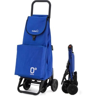 Garmol Carro de la Compra Térmico Plegable 55 Litros Bolsillo Térmico Interior de 11 Litros Carro de la Compra 4 Ruedas Gran Capacidad Abatible Carrito Compra Plegable Color Azul Garmol Carro de la Compra Térmico Plegable 55 Litros Bolsillo Térmico Interior de 11 Litros Carro de la Compra 4 Ruedas Gran Capacidad Abatible Carrito Compra Plegable Color Azul