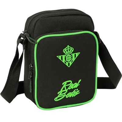 Safta REAL BETIS BALOMPIÉ Bandolera con Bolsillo Exterior, Maletín Portatodo, Bandolera, Cómoda y Versátil, Calidad y Resistencia, 16x6x22 cm Safta REAL BETIS BALOMPIÉ Bandolera con Bolsillo Exterior, Maletín Portatodo, Bandolera, Cómoda y Versátil, Calidad y Resistencia, 16x6x22 cm