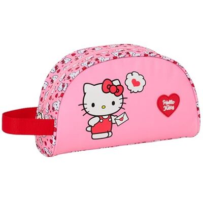 Safta Hello Kitty Neceser Grande Niño, Neceser Infantil, Adaptable a Carro, Ideal para Niños de 5 a 14 Años, Cómodo y Versátil, Calidad y Resistencia, 26x16x9 cm Safta Hello Kitty Neceser Grande Niño, Neceser Infantil, Adaptable a Carro, Ideal para Niños de 5 a 14 Años, Cómodo y Versátil, Calidad y Resistencia, 26x16x9 cm