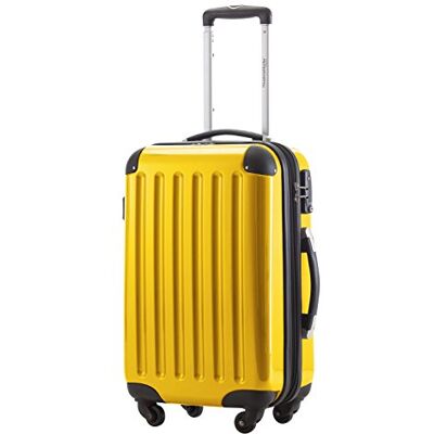 HAUPTSTADTKOFFER Alex Maleta de Cabina 55x38x23 cm, 42 L, Cerradura TSA, Trolley Rígido Expandible PC/ABS, 3,2 kg, 4 Ruedas Dobles, Amarillo HAUPTSTADTKOFFER Alex Maleta de Cabina 55x38x23 cm, 42 L, Cerradura TSA, Trolley Rígido Expandible PC/ABS, 3,2 kg, 4 Ruedas Dobles, Amarillo