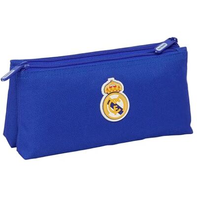 Safta Real Madrid Neceser Escolar Infantil, con Cremallera Simple, Ideal para Niños de Diferentes Edades, Cómodo y Versátil, Calidad y Resistencia, 22x8x10 cm Safta Real Madrid Neceser Escolar Infantil, con Cremallera Simple, Ideal para Niños de Diferentes Edades, Cómodo y Versátil, Calidad y Resistencia, 22x8x10 cm