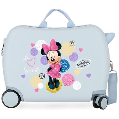Disney Love Minnie Maleta Infantil Azul 50x38x20 cms Rígida ABS Cierre combinación 34L 2,3Kgs 4 Ruedas Equipaje de Mano Disney Love Minnie Maleta Infantil Azul 50x38x20 cms Rígida ABS Cierre combinación 34L 2,3Kgs 4 Ruedas Equipaje de Mano