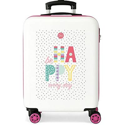 MOVOM Be Happy, Maleta De Cabina Rígida 55cm Niñas, Multicolor, Media MOVOM Be Happy, Maleta De Cabina Rígida 55cm Niñas, Multicolor, Media