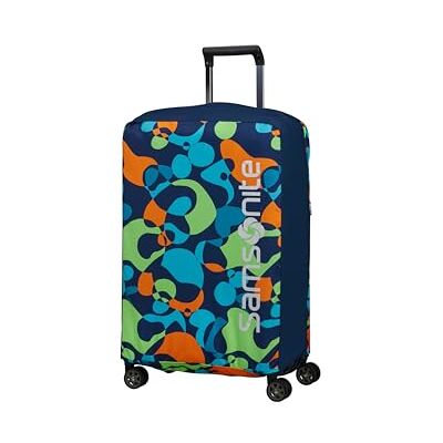 Samsonite TA Revolution Funda Protectora Plegable para Maleta Tamaño M, Funda para Maleta Adecuada para 66–69 cm, Protección para Maleta de Viaje, con Detalle Reflectante, Multicolor (Colorwave) Samsonite TA Revolution Funda Protectora Plegable para Maleta Tamaño M, Funda para Maleta Adecuada para 66–69 cm, Protección para Maleta de Viaje, con Detalle Reflectante, Multicolor (Colorwave)