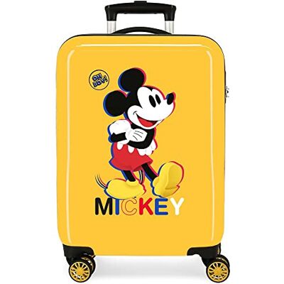 Disney Mickey 3D Maleta de Cabina Ocre 38x55x20 cms Rígida ABS Cierre de combinación Lateral 34L 2 kgs 4 Ruedas Dobles Equipaje Mano Disney Mickey 3D Maleta de Cabina Ocre 38x55x20 cms Rígida ABS Cierre de combinación Lateral 34L 2 kgs 4 Ruedas Dobles Equipaje Mano