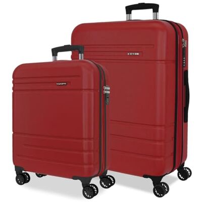 MOVOM Joumma Galaxy Juego de Maletas Rojo 55/68 cm Rígida ABS Candado de combinación Integrado 111L 6,5kg 4 Ruedas Dobles Extensible Equipaje de Mano MOVOM Joumma Galaxy Juego de Maletas Rojo 55/68 cm Rígida ABS Candado de combinación Integrado 111L 6,5kg 4 Ruedas Dobles Extensible Equipaje de Mano